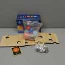 Wooden Solar System Model BoardKids Solar System with Astronauts Montessori Planet Toys,Educational Planets Balls,Preschool Learning PuzzleSpace Knowledge Flash Cards Learning Toys for Kids