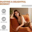 Bean Bag Chair,Memory Foam Bean Bag Chairs,Filled with High-Resilience Memory Foam,Skin Friendly Corduroy Fabric,for Living Room, Bedroom, Apartment, Single
