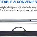 Adjustable X Banner Stand 24"x63" to 30"x72" 1 PACK ,Reinforced One Piece Top Bar, Portable Aluminum X Frame Display with Carry Bag for Trade Shows & Events (STAND ONLY)