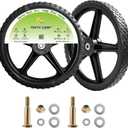 Parts Camp 16" Lawn Mower Wheels 16 x 1.75" Spoked Plastic Cart Wheels