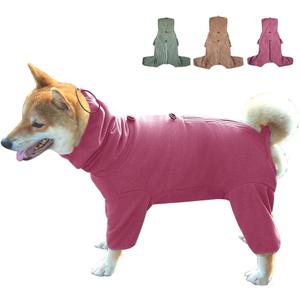 Dog Pajamas for Dogs, Suitable for Adult, Pet Jumpsuit Four-Legged Dog Clothes, Pet Clothing. (Red Color, 3XL)
