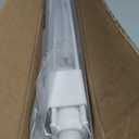 LazBlinds No Tools No Drill 1" Vinyl Mini Blinds, Cordless Blinds for Windows, Light Filtering Horizontal Window Blinds & Shades, 27" W x 36" H, White