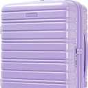 LARVENDER Carry On Luggage 22x14x9 Airline Approved, 20 Inch Expandable PC+ABS Hardside Suitcase Carry On Luggage with Spinner Wheels TSA Lock for Women Men (Lavender)