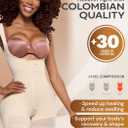 Sonryse Tummy Tuck Compression Garment for Women Fajas Colombianas Reductoras y Moldeadoras Stage 2 Faja (Beige)