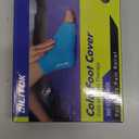 BILITOK Reusable Foot Ankle Ice Pack Wrap for Injuries, Cold Compression Therapy for Achilles Tendonitis, Plantar Fasciitis, Swelling, Sprained, Pain Relief (Black)