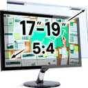 VINTEZ Blue Light Screen Protector for 17, 17.1, 18.1, 19 Inch Computer Monitor and Laptop Anti-UV Blue Light Blocking Film for Desktop PC, Eye Protection Filter, 15.3" x 12.6", 1 Pack