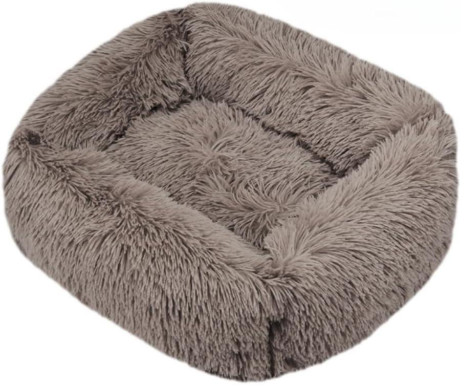 Dog & Cat Bed - Soft Plush Self Cave for Cats & Small to Medium Dogs | Calming Cuddler with Improved Sleep & Comfor 14×18×4×in