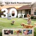 Anti Barking Device for Dogs, Dog Bark Deterrent Devices, Type-C Rechargeable Bark Deterrent Device with Adjustable Frequency & 30 FT Range, Dog Bark Deterrent for Indoor Outdoor