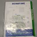 HOMFINE Cooling Pillowcases Standard Size - Double Side Q-Max 0.439 Cooling Fiber for Pillow Protector, Breathable Cold Pillow Cover for Hot Sleeper Night Sweat, Hidden Zipper, 2 Pack (20"x26", Grey)