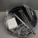 Tool Daily 15 Inch Pressure Washer Surface Cleaner Attachment with Wheels, with 2 Power Washer Extension Wands and 2 Replacement Nozzles, 3600 PSI, Black