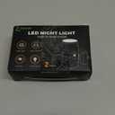 L LOHAS LED Night Light Plug in, Modern Night Lights Plug into Wall, Dusk to Dawn Sensor, Soft White 3000K, 0-100LM Adjustable Brightness, Dimmable Night Lights for Hallway Bedroom Stairway, 2 Pack