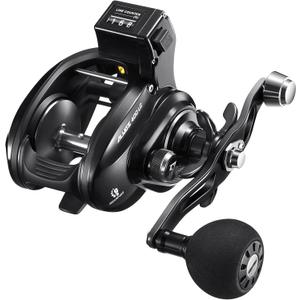 Piscifun Alijoz LC Baitcaster Reel with Line Counter, Aluminum Alloy Frame Casting Reel 38Lbs Max Drag, 8+1 Stainless Bearings, 5.5:1 Gear Ratio