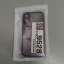 Hython for iPhone 17 Case Glitter Clear Magnetic Phone Cases [Compatible with MagSafe] Full Camera Lens Protector Sparkle Luxury Plating Slim Shockproof Protective Cover Women, Purple