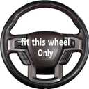Steering Wheel Cover for Ford F150 2015-2020/ F250 2017-2022/ F350 2017-2022/ F450 2017-2022/ F550 2017-2022/ Ford Expedition 2018-2021 Steering Wheel Protector for Ford Steering Wheel Accessories