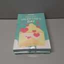 3 x 36 Pack Valentines Day Cards for Kids School  Adorable Die-Cut Animal & Food Classroom Valentines with Pink Envelopes & Stickers, 9 Cute Designs for Boys, Girls & Teachers