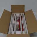 Battery Operated Gold Wall Sconces Set of 2, 30" Wireless Rechargeable LED Wall Lamps with Remote Control, 3 Color Stepless Dimming 360 Rotate Wall Decor Lighting for Living Room Hallway Bedroom (30 Inch, Gold)