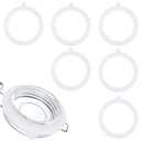 6 PCS Silicone Replacement Gaskets Jar Gasket Seal Leakproof Sealing Ring Rubber Gasket for 3.5 Inch Mouth Jars White The Product Has an Error of 1-2mm, Which is Within The Normal Range