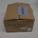 Floor Lamp for Living Room, Farmhouse Rattan Floor lamp, Modern Standing lamp with Hand-Worked Rattan Shade, Black Tall Lamp with Chain Switch (Square Shade)