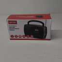 GPX R633B Portable Shortwave AM/FM Clock Radio (Black)