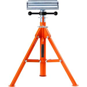 VEVOR Roller Stand, Heavy Duty 2500 LBS Load Capacity Tool Stand - 28"-52" Height Adjustable - Foldable Space-Saving Design - for Woodworking and Metalworking Long Boards, Metal Pipes or Bars