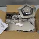 Heat Deflector for Solo Stove Bonfire 19.5", 304 Stainless Steel Portable Heat Diffuser with Handle&Leg Accessory for Bonfire Fire Pit Captures/Redirects Warmth for Solo Stove Accessories