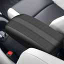 AOMSAZTO Console Covers for 2014-2019 Toyota Corolla Armrest Covers for Toyota Corolla Black with Carbon Fiber