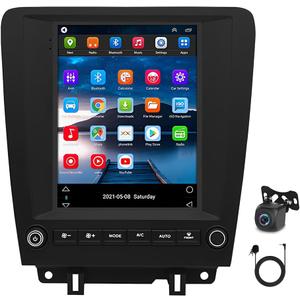 Android 13 Car Radio for Ford Mustang 2010 2011 2012 2013 2014, 9.7 Inch IPS Touch Screen Car Radio Stereo with Wireless Carplay/Android Auto,GPS, WiFi, Bluetooth,FM,HD Backup Camera - 4+64G