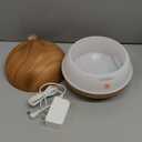 InnoGear Aromatherapy Diffuser & 10 Essential Oils Set, 400ml Diffuser Ultrasonic Diffuser Cool Mist Humidifier with 4 Timers 7 Colors Light Waterless Auto Off for Large Room Office, Yellow Wood Grain