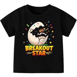 Boys Easter Shirts Kids Cotton Graphic Tees Casual T-Shirts 3-7 Years (5-6 Years, 05 Eggs)