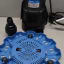 Acquaer 1/4 HP Automatic Swimming Pool Cover Pump, 2250 GPH Submersible Sump Pump with 3/4 Check Valve Adapter & 25ft Power Cord, Water Removal for Pool, Hot Tubs, Rooftops, Water Beds and more