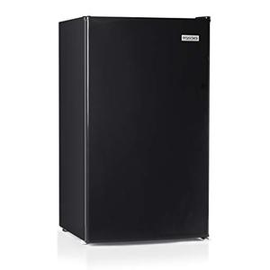 Igloo 3.2 Cu.Ft. Mini Fridge with Freezer - Single Door Compact Refrigerator with Glass Shelves for Homes, Dorms & Offices- Keep Snacks, Drinks & Frozen Foods Cool with Temperature Control Mini Fridge