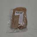 Closed Toe 15-20 mmHg Zipper Moderate Compression Leg Circulation Socks (Beige, S/M)