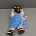 Jesus Plush Talking Doll with Halo,Speak 20 Bible Verses & 20 Songs,13.4" Interactive Hymn Stuffed Plushie Perfect Religious Gift for Kids Sunday School & Easter Celebrations (Blue)