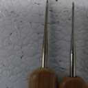 Dreadlocks Crochet Hooks 9Pcs Set for Hair, Needle Weaving Crochet for Hair Dreadlock, Crochet Hook Needle Tool for Braid Craft Dread Locks Bamboo Handle Braid Hair Weaving Tool
