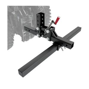 GARVEE Impact Implements 1Point Lift System for ATV/UTV, Manual Implement Lift Accessory with 2" Hitch Receivers, QuickAttach Accessories for Tractors, MultiHeight Adjustments