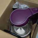 OVENTE Electric Kettle, 1.5L Borosilicate Glass Countertop Water Heater and Boiler for Coffee or Tea, BPA-Free, Auto Shut-Off, Boil-Dry Protection, Removable and Washable Spout Filter, Purple KG83P