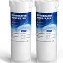 XWF Water Filter Replacement Compatible with GE XWF Water Filter,Not XWFE), fit for WR17X30702 GBE21,Pack of 2,By YPMQY