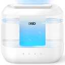 Dreo Humidifiers for Bedroom, 4L Top Fill for Large Room, 36H Runtime, 28 dB Quiet Supersized Cool Mist Air Humidifier for Baby Nursery, Plants, Indoor, Night Light, Easy to Clean & Fill, White