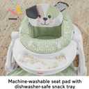 Fisher-Price Portable Baby Chair Sit-Me-Up Floor Seat with Snack Tray and Developmental Toys, Puppy Perfection