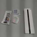 Mesime Compatible with Apple Watch Band 38mm 40mm 41mm 42mm 44mm 45mm 46mm, Women Bling Jewelry Bands with Tempered Glass Screen Protector Case, Shiny Strap for iWatch Series 11/10/9/8/7/6/5/4/3/2/1/SE (Silver)