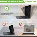 Magnetic Laptop Privacy Screen 16 inch for 16:10 Computer Monitor, Removable Anti-Glare Screen Privacy Shield, Screen Filter and Protector for Laptop (13 9/16"  8 1/2"), Fits (WUXGA 19201200)