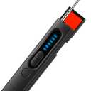 Hidden Camera Detectors, Listening Device Detector, GPS Tracker Detector, Anti-Spy Detector, Bug Detector Electronic Sweeper, RF Signal Detector, 5 Levels Sensitivity 4 Modes, 30H Working Time Black