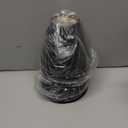 Chandelier Lamp Shades Set of 6, Mini Barrel Lampshades 6 Inch Black Replacement Small Clip on Lampshade for Candelabra Light Bulbs 3" X 6" X 5"