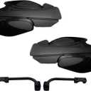 Sportsman Handguards, Hand Brush/Wind Guards with Mount Brackets Kit for Polaris Sportsman Scrambler 400 450 570 850 XP 1000 2007-2024 Accessories Black (2PCS, Replace #2876846, 2879380)