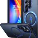 JAME for Samsung Galaxy S25 Ultra Case, [Compatible with Magsafe], [Military-Grade Protection], [with Camera Stand Guard] Shockproof Slim Fit Phone Case for Samsung Galaxy S25 Ultra Case, Blue