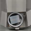 Anovo Flag Pole Rings, Aluminum Alloy Flagpole Rings 360 Rotating Anti Wrap Flag Mounting Ring with Carabiner for 1.75-2.02 Inch Diameter Flagpole (Matte Silver, 2 Inch -Pack of 2)