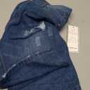 Men's Casual Denim Ripped Shorts (34, B- 350 Blue)