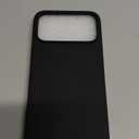 ORNARTO Compatible with iPhone 17 Pro Max Case 6.9", Slim Liquid Silicone 3 Layers Soft Gel Rubber Shockproof Protective Cover with Anti-Scratch Microfiber Lining-Black