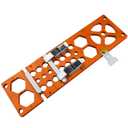 Track Saw Square Guide Rail Accessory,Guide Rail Square,Enhanced Stability for Festool & Makita Rails, Easy-Attach Design for Accurate Woodworking(Orange Updated)