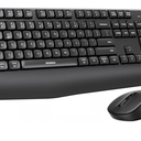 seenda Wireless Bluetooth Keyboard and Mouse Combo, COE200 Ergonomic Wireless Keyboard Mouse with Wrist Rest, Multi-Device Connection, Full-Size, Compatible for Computer/Laptop/Mac/MacBook, Black